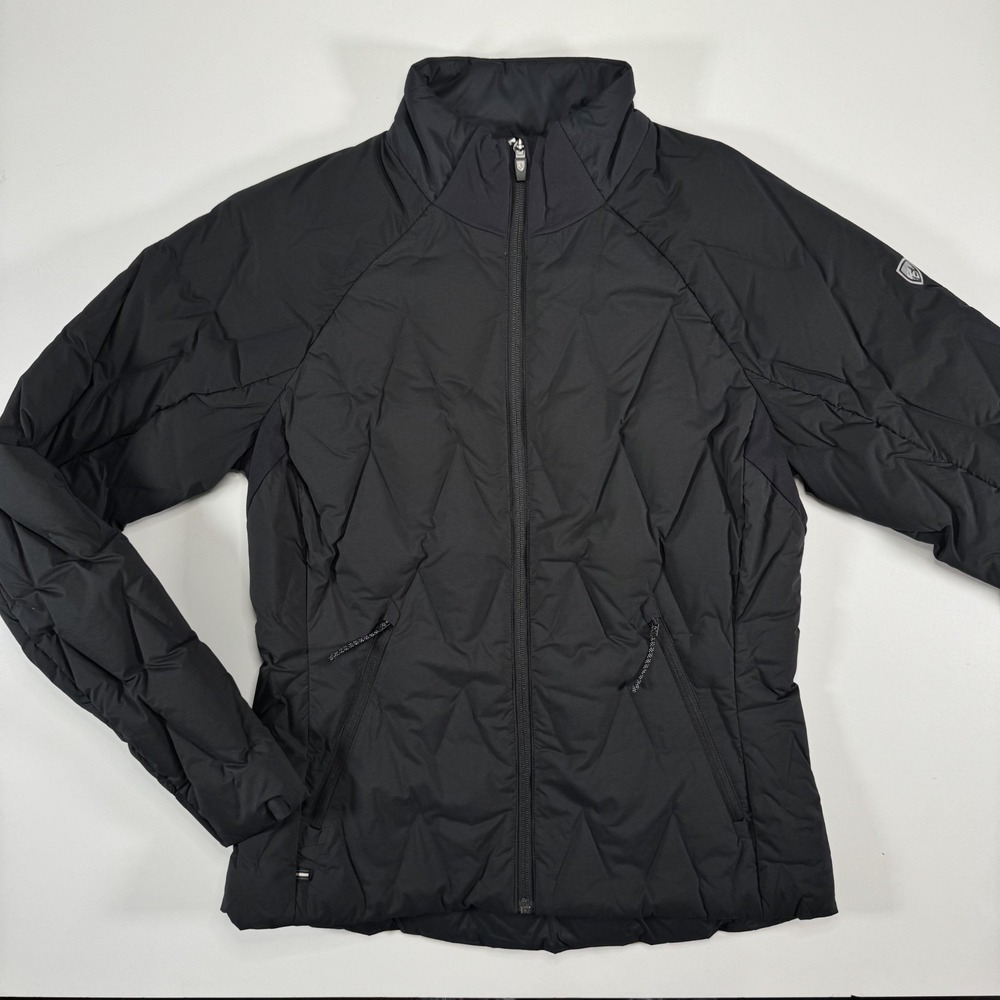 KUHL Firestorm Down Puffy Jacket Womens Small Stitch-Free‎ Baffles Black